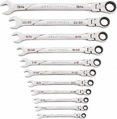 GEARWRENCH Gearwrench 86247 Ratcheting Flexhead Wrench Set 11 Pc