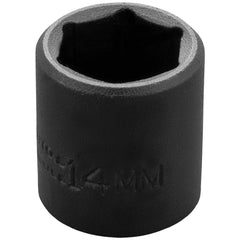 PROTO Proto J6914M Impact Socket 1/4 in Drive 14mm 6-point