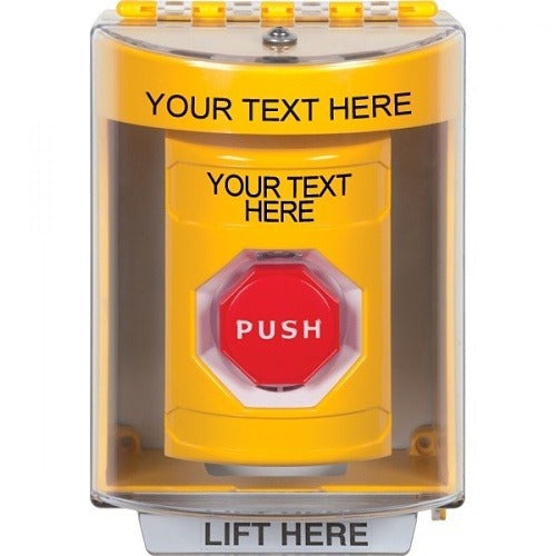STI Sti SS2288ZA-EN Yellow Illuminated Pneumatic Stop