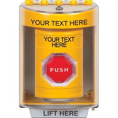 STI Sti SS2288ZA-EN Yellow Illuminated Pneumatic Stop