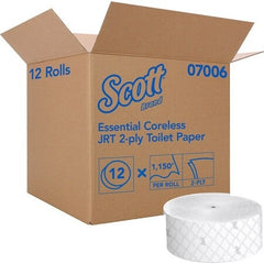 KIMBERLY-CLARK Kimberly-Clark KCC07006 Scott jumbo coreless roll bathroom tissue 2-ply (9 inch x 1150 ft / 12 per case)