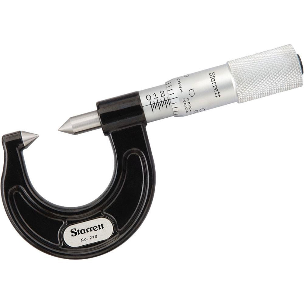STARRETT Starrett 50731 Screw Thread Micrometer 0-0.875 in
