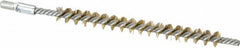 SCHAEFER BRUSH Schaefer Brush 93602 Tube Brush Brass Bristles 8-32 Male