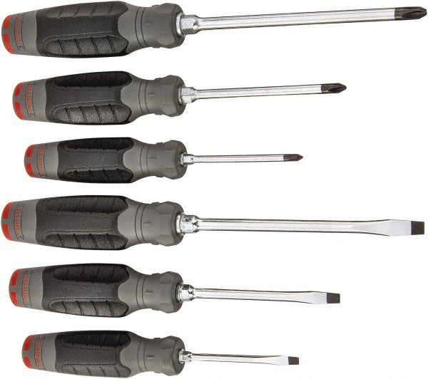 PROTO Proto J1206SCPF 6 Pc Cabinet Phillips Slotted Screwdriver Set