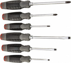 PROTO Proto J1206SCPF 6 Pc Cabinet Phillips Slotted Screwdriver Set