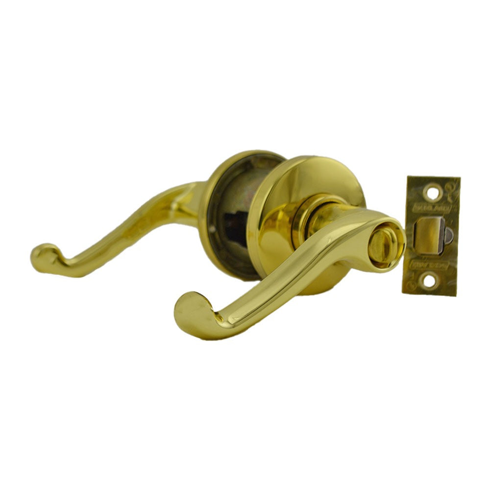 SCHLAGE Schlage Commercial S51PFLA605LH Entry Knob Bright Brass
