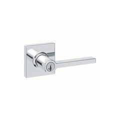 KWIKSET Kwikset 405CSLSQT-26S Casey Lever Entry Lock Bright Chrome