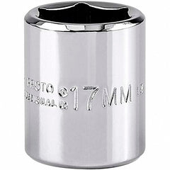 PROTO Proto J5217MH Hand Socket 17mm 3/8 Drive 6-point