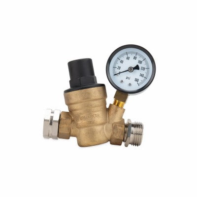 CAMCO Camco Mfg 40058 Brass Adjustable Water Pressure Regulator