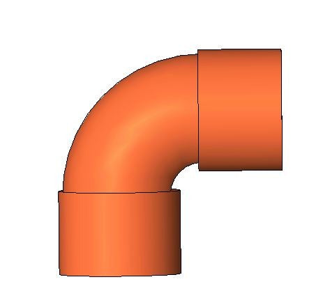 MUELLER INDUSTRIES Mueller Industries W 02035 Streamline short radius 90 degree elbow (3/4 in x 5/8 in)