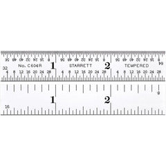 STARRETT Starrett 56466 Steel Rule 3 Inch 4R Rigid