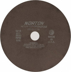 NORTON Norton 66253122821 Cut-off Wheel 10 in Steel