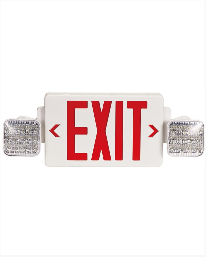 CYBER TECH LIGHTING Cyber Tech Lighting E2FLEDX-RD LED Exit Sign 2.4W (Two Adjustable Heads)