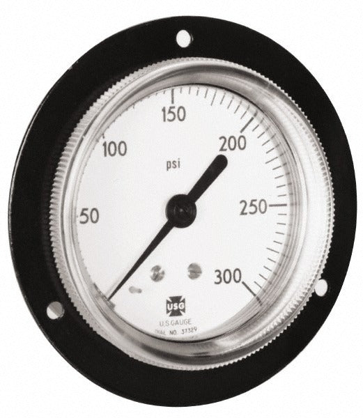 AMETEK Ametek 164454 Pressure Gauge 2.5 in 0-160 Psi Center Back Mount