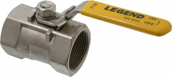 LEGEND VALVE Legend Valve 113-127 Ball Valve 1-1/2 Inch Fnpt Stainless