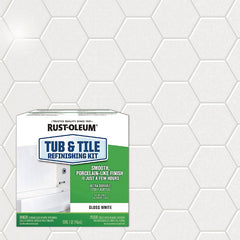 RUST-OLEUM Rust-Oleum RST384165 Tub and Tile Refinishing Kit Quart (4 Kits/Carton) RST384165