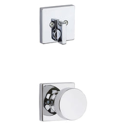 KWIKSET Kwikset 971PSKSQT-26 Pismo Knob Trim Square Rose Chrome