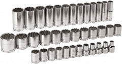 GEARWRENCH Gearwrench 80730 37pc 1/2in Drive Metric Deep Socket Set