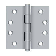 DELTANA Deltana DSB426D Square Door Hinge 4x4 Inches Satin Chrome