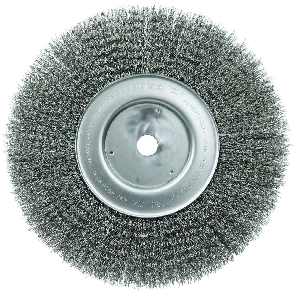 WEILER Weiler 01248 Wheel Brush 10 Inch Crimped Carbon Steel