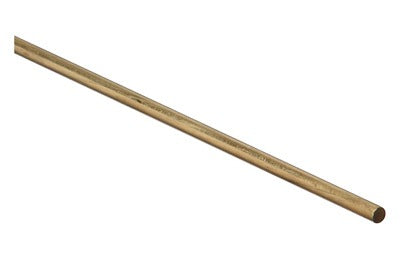 NATIONAL HARDWARE National Mfg N215-228 Solid Brass Smooth Rod 1/8x36 in