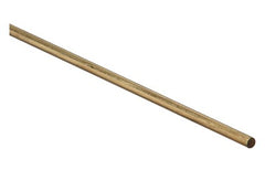 NATIONAL HARDWARE National Mfg N215-228 Solid Brass Smooth Rod 1/8x36 in