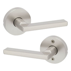 KWIKSET Kwikset 720HFLRDT-15 Halifax Passage Door Lock Satin Nickel
