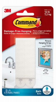 3M 3M Company 17206B-ES Bath Picture Hanging Strips