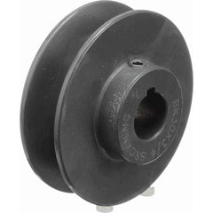 BROWNING Browning 1028018 Single Groove Sheave 3.15in Od Cast Iron