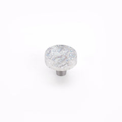 SCHAUB Schaub 31-PCL Round Glass Cabinet Knob Pearl Clear
