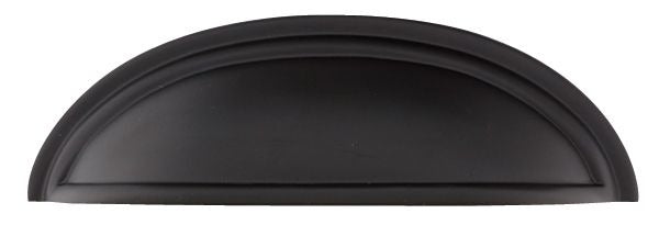 EMTEK Emtek 86173US19 Cup Cabinet Pull 4in Ctc Flat Black