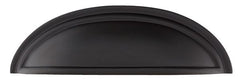 EMTEK Emtek 86173US19 Cup Cabinet Pull 4in Ctc Flat Black