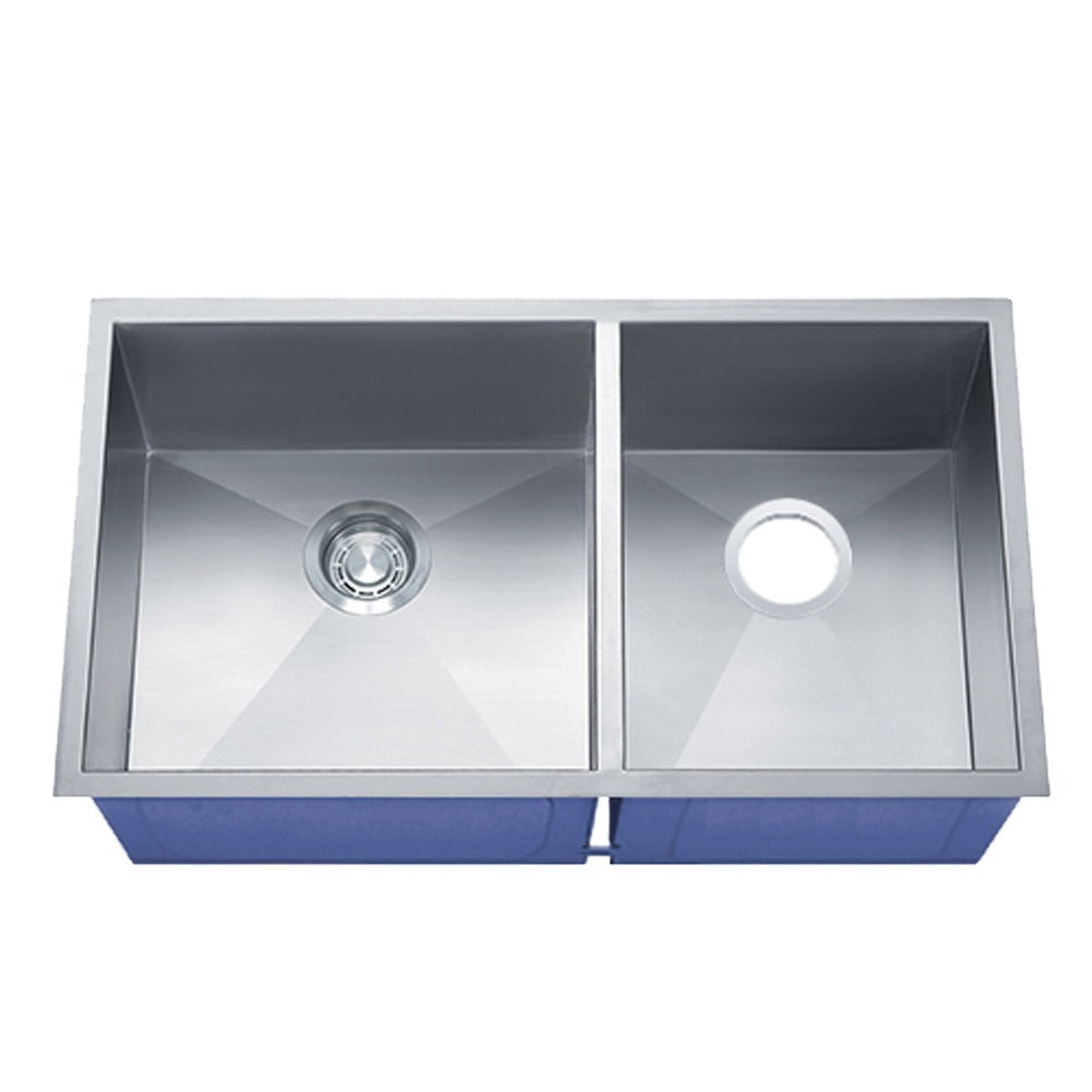 DAKOTA Dakota Plumbing DSZ-6040GD Zoria 60/40 Undermount Sink Gold