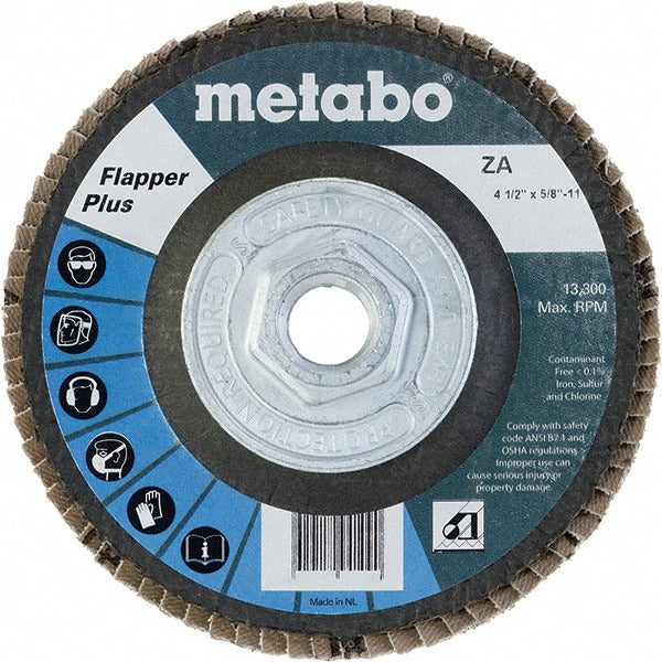 METABO Metabo 629472000 Flap Disc 4.5 in 60 Grit Type 27