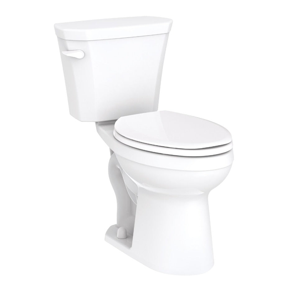 GERBER Gerber GVP31518 Viper 1.6 GPF 12in Rough-In Two-Piece Elongated ErgoHeight Toilet GVP31528