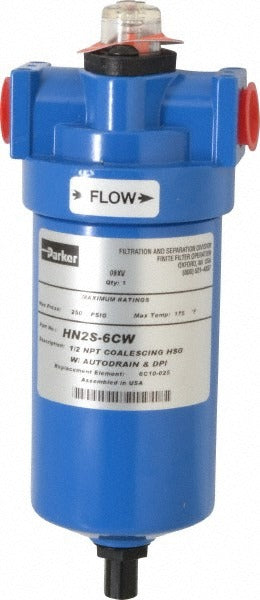 PARKER Parker HN2S-6CW Coalescing Air Filter 0.01 Micron 1/2 in Npt