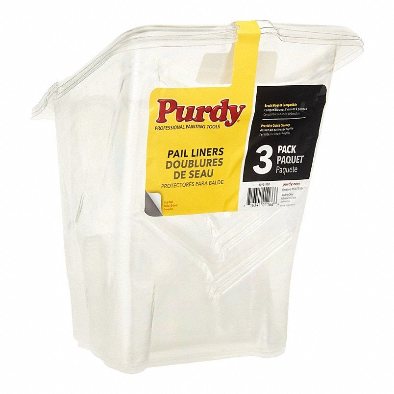 PURDY Purdy 14t931000 Paint Pail Liner 1 Qt 3 Pack