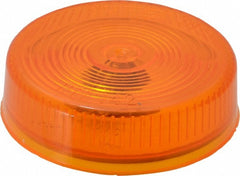PETERSON MANUFACTURING Peterson 142A Amber Round Lens Reflector 2.5 in Grommet