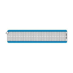 PANDUIT Panduit PCM-200-224 Pre-printed Wire Marker Card