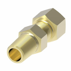 EATON Eaton 681X2X1 Compression Tube Connector 1/16 in Nptf Brass