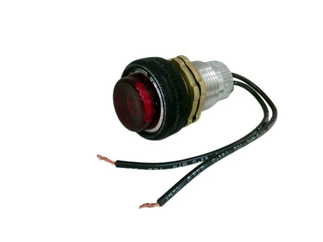 KILLARK Killark GO23-R23C G Series Aluminum Short Pilot Light Operator 120V (1-35/64 H x 1-35/64 W x 4-3/8 L) G023-R23C
