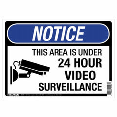 HILLMAN Hillman Fasteners 842051 Surveillance Sign 10x14 in