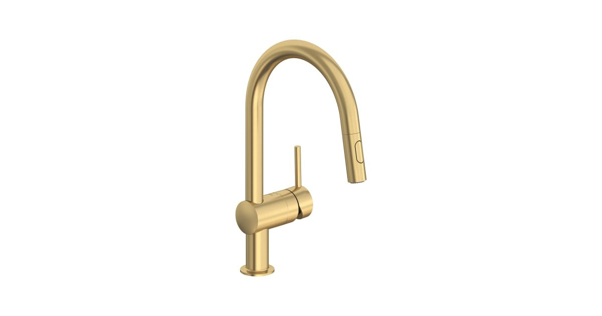GROHE Grohe 31378GN3 Minta Single-Handle Pull-Down Kitchen Faucet (Single-Hole)