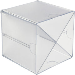 DEFLECTO Deflecto DEF350201 Stackable Cube Organizer 6 x 6 x 7.25 in 1 Each 81154494SEMQ3
