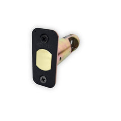 EMTEK Emtek LC4-DBLCH237R-US19 Radius Deadbolt Latch Flat Black