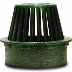 NDS Nds 75 4 Inch Green Atrium Grate Flat Top Drain Cover
