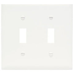 LEGRAND Legrand TPJ2-W TradeMaster Junior Jumbo Wallplate 2-Gang (4.9 in H x 5-1/8 in W)