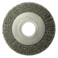 WEILER Weiler 06110 Wheel Brush 8 Inch Carbon Steel Crimped