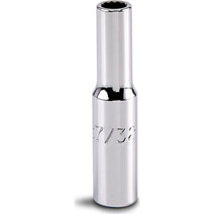 PROTO Proto J4707LT Deep Hand Socket 7/32 in 12-pt 1/4 Drive