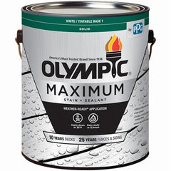 OLYMPIC Olympic/ppg 79601A/01 Solid Stain 1 Gal White Base